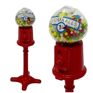Vintage Miniature Gum Ball Machine Dollhouse Decor